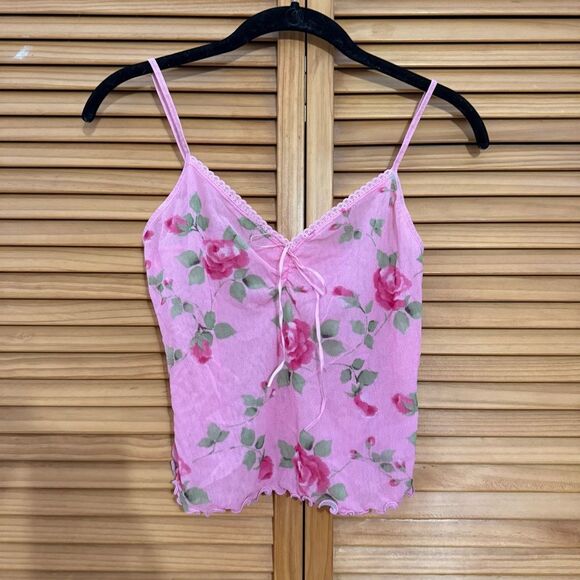 Victoria Secret Floral Sheer Tank size XS - Picture 1 of 5